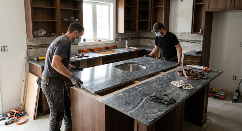 Granite Installation in Lake County, IL
